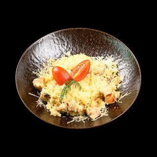 Ризото с пиле, спанак и гъби (400г)