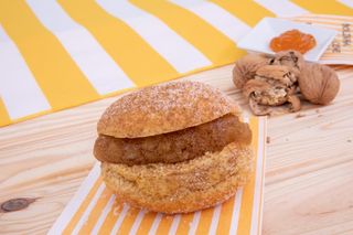 Bola de Berlim Abóbora e Noz