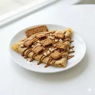 Crepe Con Lotus Biscoff