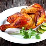 1/2Poulet rôti sec