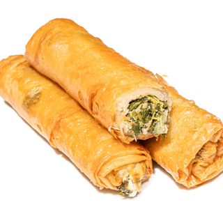 3x Rolo de Espinafre Crocante