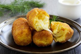 Crocchette di patate con mozzarella