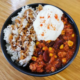 Chili con carne sa pirinčem - family