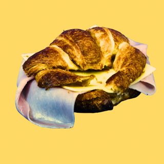 Croissant York-queso