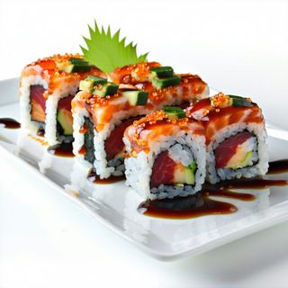 61. Uramaki Black Pato Roll (8 Pzs.)