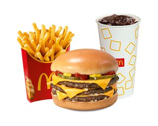 Triple Cheeseburger obrok