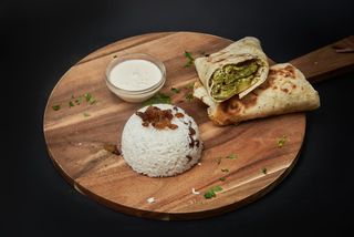 Healthy falafel obrok