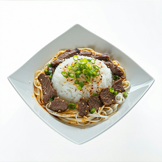Wok Fideos De Arroz Con Ternera