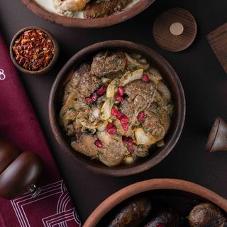 ქათმის გულ-ღვიძლი კეცზე