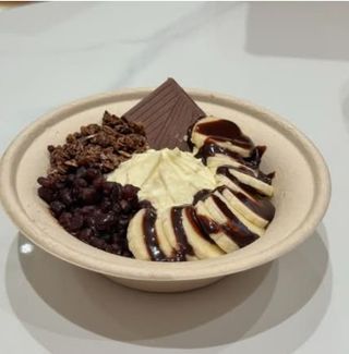 Bowl chocolate negro & plátano