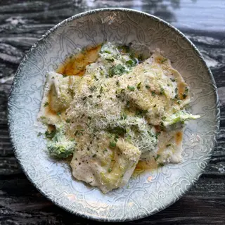 Ravioli al burro de Ricotta 