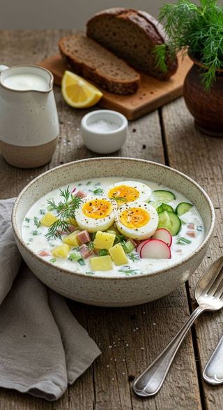 Окрошка з шинкою
350г