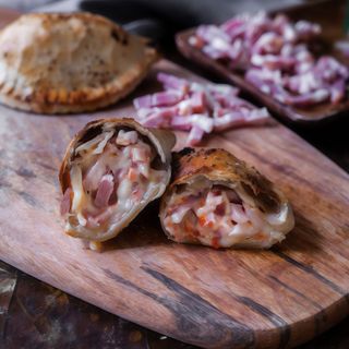 Empanada de bacon y queso