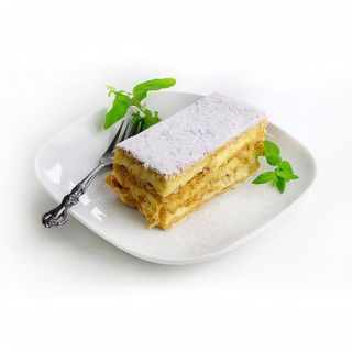 Milhoja De Mus De Oca Y Jamón Ibérico