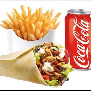 Menú Dürüm Kebab Pollo