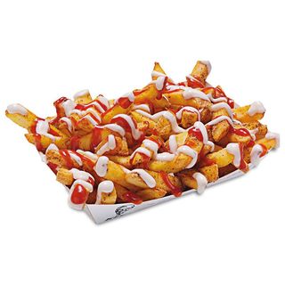 Patatas Fritas con Salsa Kebab