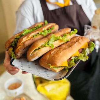 Shrimp Sandwich + Fries