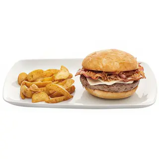 Hamburguesa Gourmet Beicon Y Queso