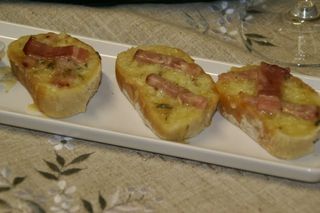 Pão de Alho Com Queijo e Bacon