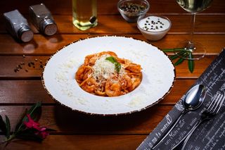 Tagliatelle cu creveţi