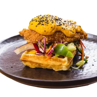 Waffle Chicken & Cheese