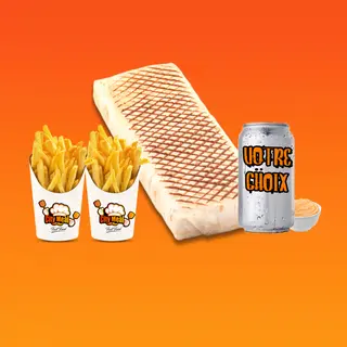 Menu City 2 ( Tacos XL, double frite)