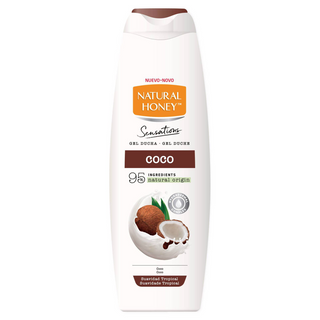 Natural Honey Coconut Shower Gel 650ml - Sensations Body Wash