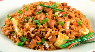 Arroz chaufa de cerdo