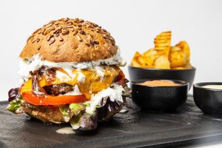 Burger organski juneći dupli