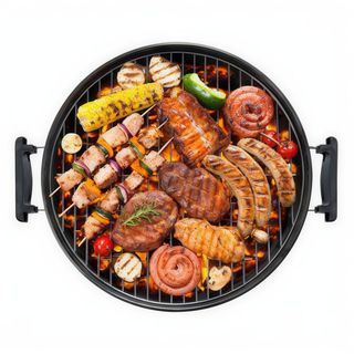 Parrillada de carnes a la brasa de carbon ( 1 persona)