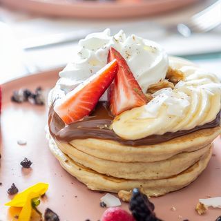 Pancake Tutti Frutti Creme Brulee