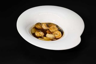 141 Gamberi, funghi, bambu