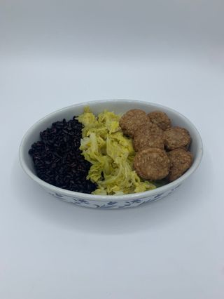 Piatto unico ipocalorico polpette di pollo e tacchino