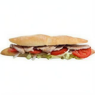Bocadillo de lomo fresco completo