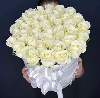 Box des fleurs blanches