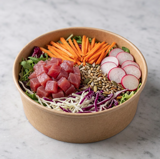 Insalatone con tartare di tonno