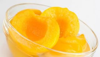 melocotón en almíbar