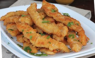 Strisce di pollo menu