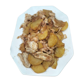 Пилешко месо с картофи