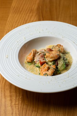 Кето цукіні локшина з креветками  (280 г)