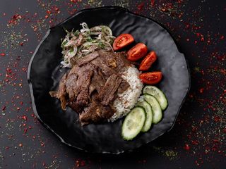 Донер з телятиною на рисі (400g)