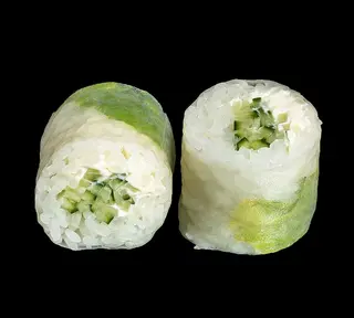 Cucumber & cheese Summer Rolls