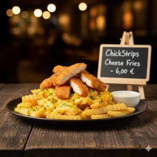 ChickStrips Cheese Fries