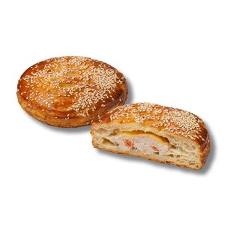 Слойка Курячий стейк з сиром (150г)