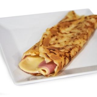 Crepe de  jamón y queso