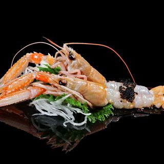 124 Sashimi scampi 2pezzi