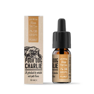 CBD para Cães-Óleo 2% Pharma Hemp com Sabor A Amendoim