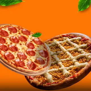 PIZZA EM DOBRO + BEBIDA