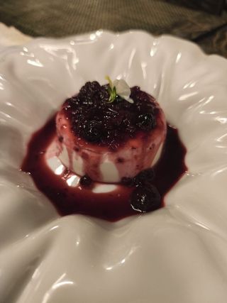 Panna Cotta de Frutos Vermelhos
