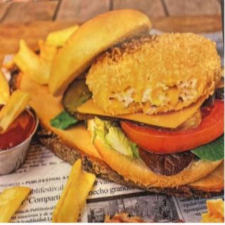 Hamburguesa crispy chicken